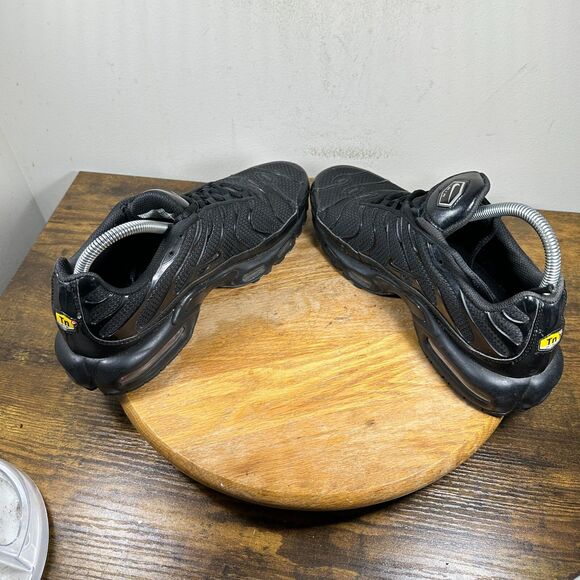 Nike Air Max Plus Triple Black Shoes Mens Size 8.5 604133-050 - Picture 5 of 9